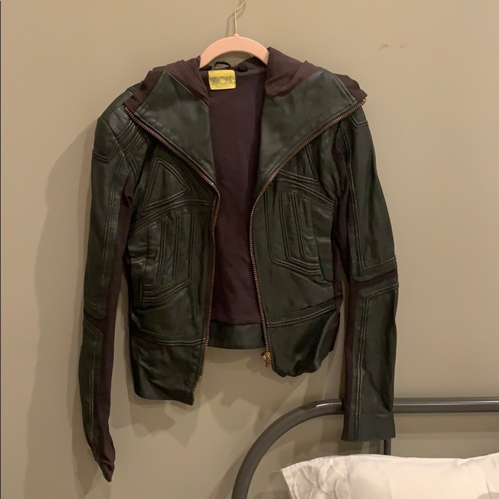 Unique Top Shop Leather Jacket